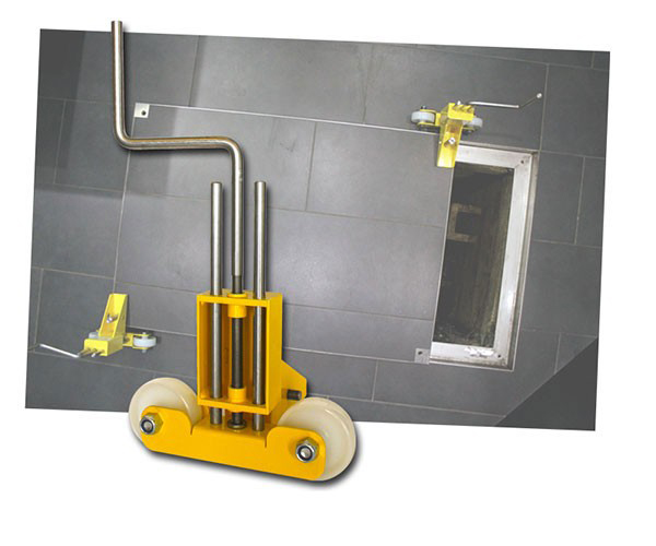 Howe Green floor access cover lifting skate