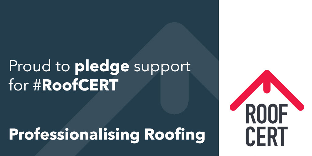 Proud to pledge our support to #roofCERT